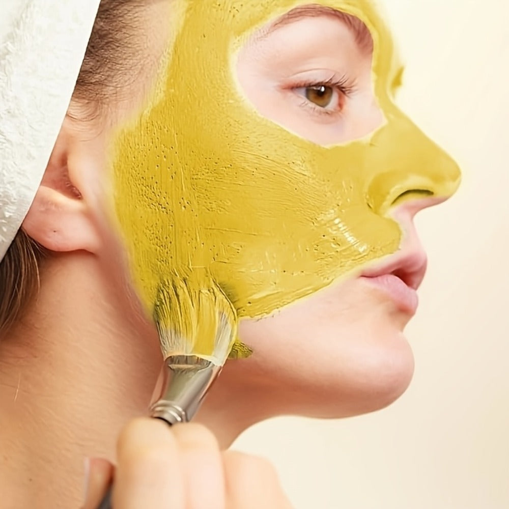 Turmeric Vitamin C Clay Facial Mask 1pc, Deep Cleansing Skin Care Mask for Autumn & Winter, Rich In Kaolin & Aloe for Moisturizing, Brighten Skin, Christmas & Halloween Gifts, Korean Skincare Product, Improve The Look Of