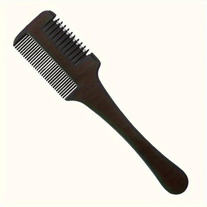 Hair Scissors Set 3 Pieces - 6 Inch Japanese Steel Thinning Shears, Razor Comb & Detangling Comb, Ambidextrous Texturizing Kit for Salon & Home Use