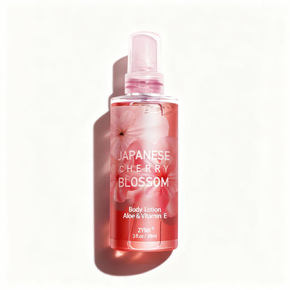 Cherry Blossom Body Mist for Women — Pheromone-Infused Sakura & Rose Fruity Floral Scent, 7-8 Hour Long-Lasting Spray, Confidence-Boosting Fragrance for Beach, Dates & Gifting