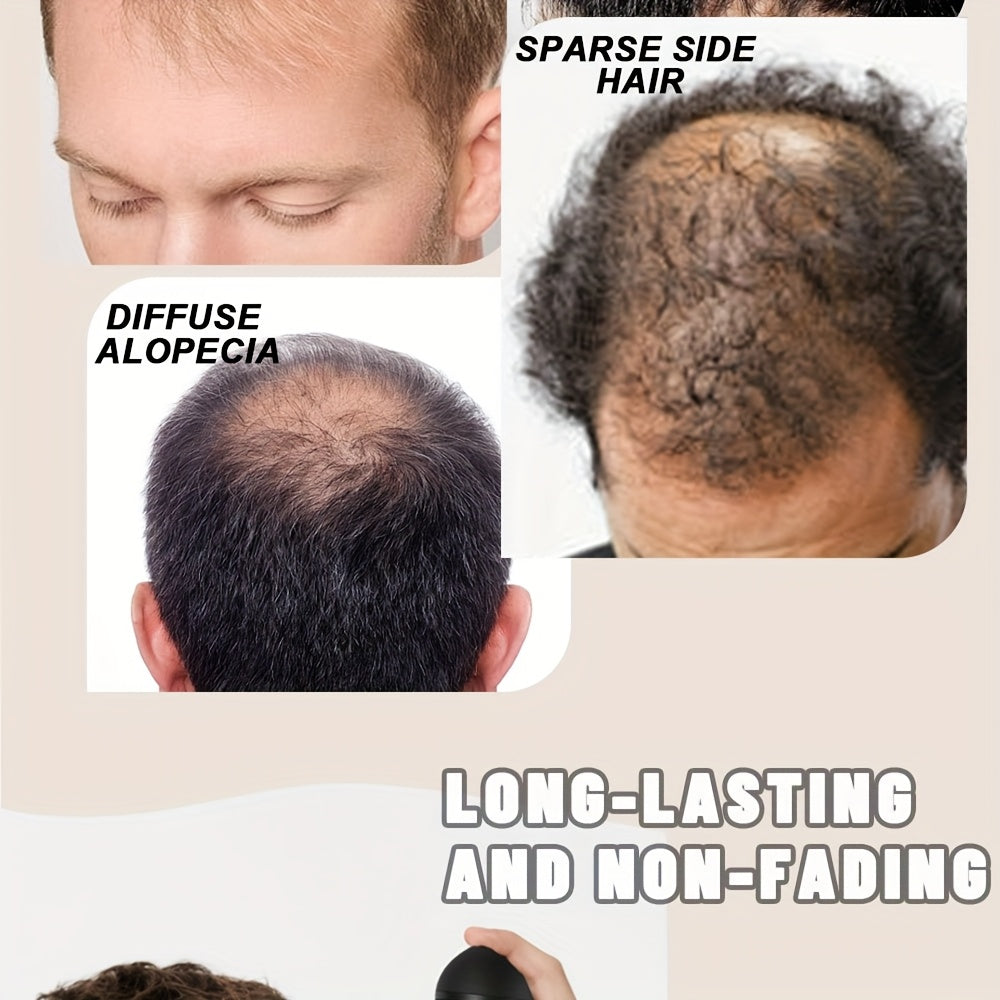 Adglamful 15g Hair Building Fibers, 1pc, 1-second Adsorption, Natural And Invisible, Covers Gray Hair, Suitable for Men And Women with Thinning Hair.