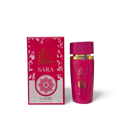 Eau de Parfum for Women - Sara Candy 100ml Perfume with Lavender Pear Coconut Vanilla Notes | Long Lasting Aromatic Fragrance Spray 3.38oz