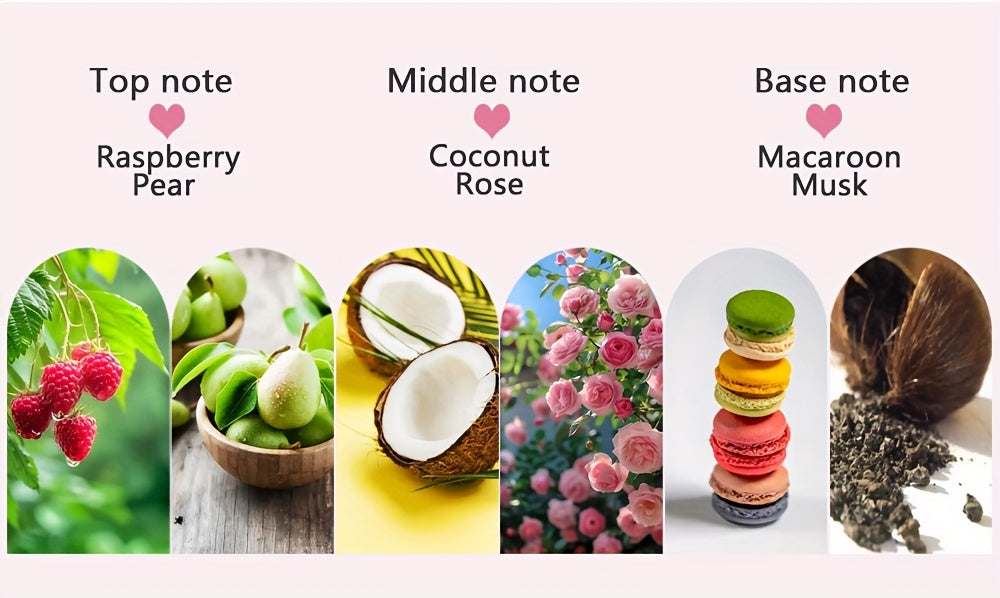 Hot In 2025- Ladies' Pure Perfume, Ladies' Fragrance, Ladies' Eau De Toilette, Fruity Fragrance, Base Note: Macaron, MUSK, Perfectly Blended with Its Own Scent, 3.4oz, Long-lasting Fragrance, Worth Every Possession