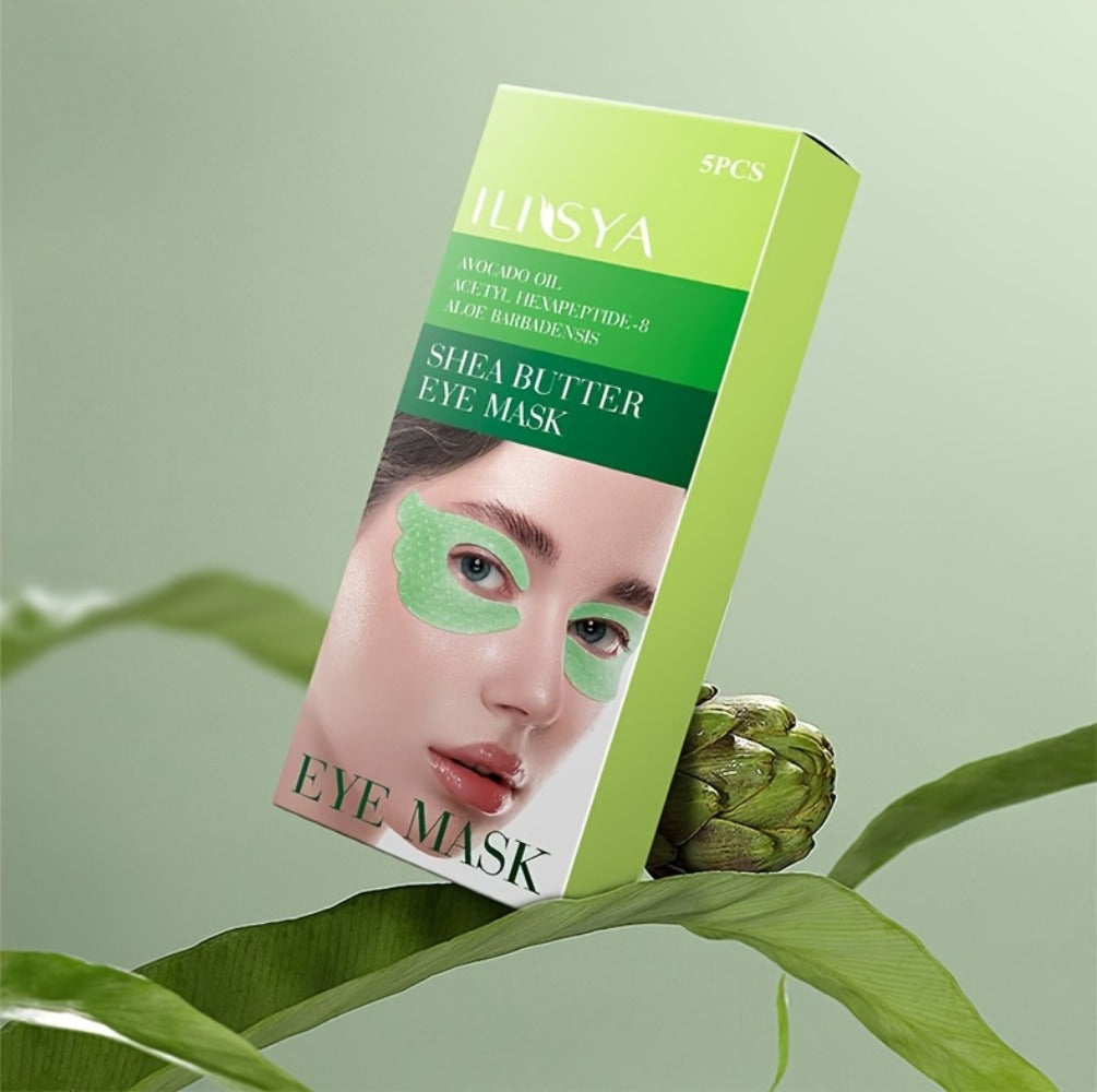 ILISYA Shea Butter Collagen Eye Mask, Enriched with Avocado Oil, Enhances Skin Firmness And Elasticity, Nourishes Dry Skin, And Provides Deep Hydration And Moisture for Everyone. It Helps, Making It a Perfect Gift for Christmas, Parties