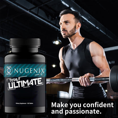 Total-T Ultimate Men's Supplement 5-Bottle Bundle - with Horny Goat Weed, D-Aspartic Acid, Tribulus, Maca & Stinging Nettle for Testosterone, Vitality & Mood Support