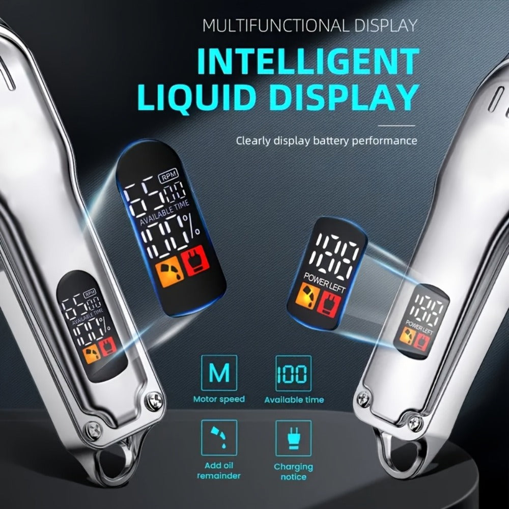 Professional Electric Hair Clipper Set, Home Hair Cutting Tool, Stylish Trimmer, Barber-Grade Hair Clipper, Long-Lasting Battery, Beauty Set Suitable for Home And Travel, Father's Day, Birthday, And Christmas Gift, Barber Trimmer.