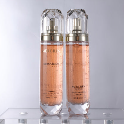 Collagen Essence Toner 100ml — Sheep Placenta, Niacinamide & Hyaluronic Acid Brightening Moisturizing Essence Water | Even Skin Tone & Anti-Aging Skincare by MERCILEN