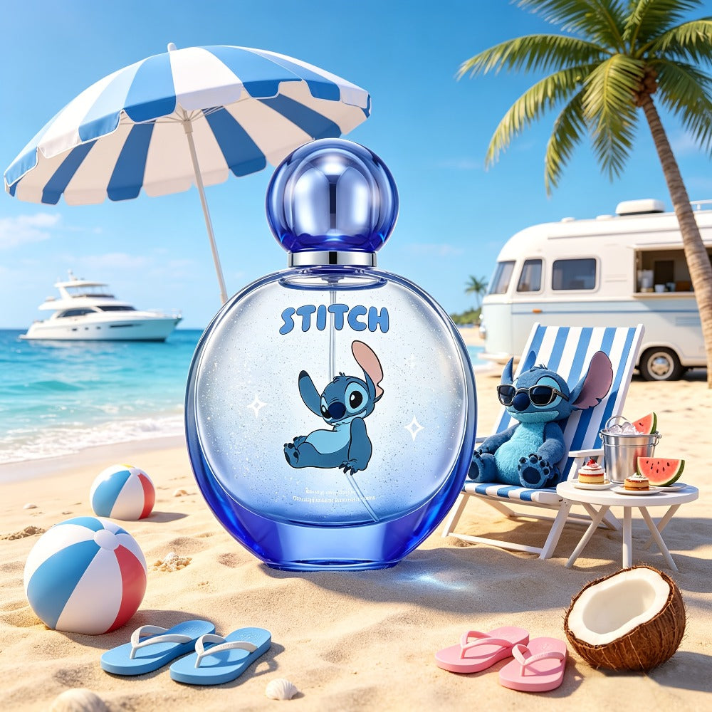 Couple Perfume Set Disney Stitch & Angel — Fresh Floral Natural Extract Fragrance 24-Hour Long Lasting | Stitch, Angie & Sample Styles | Gift for Couples & Disney Fans