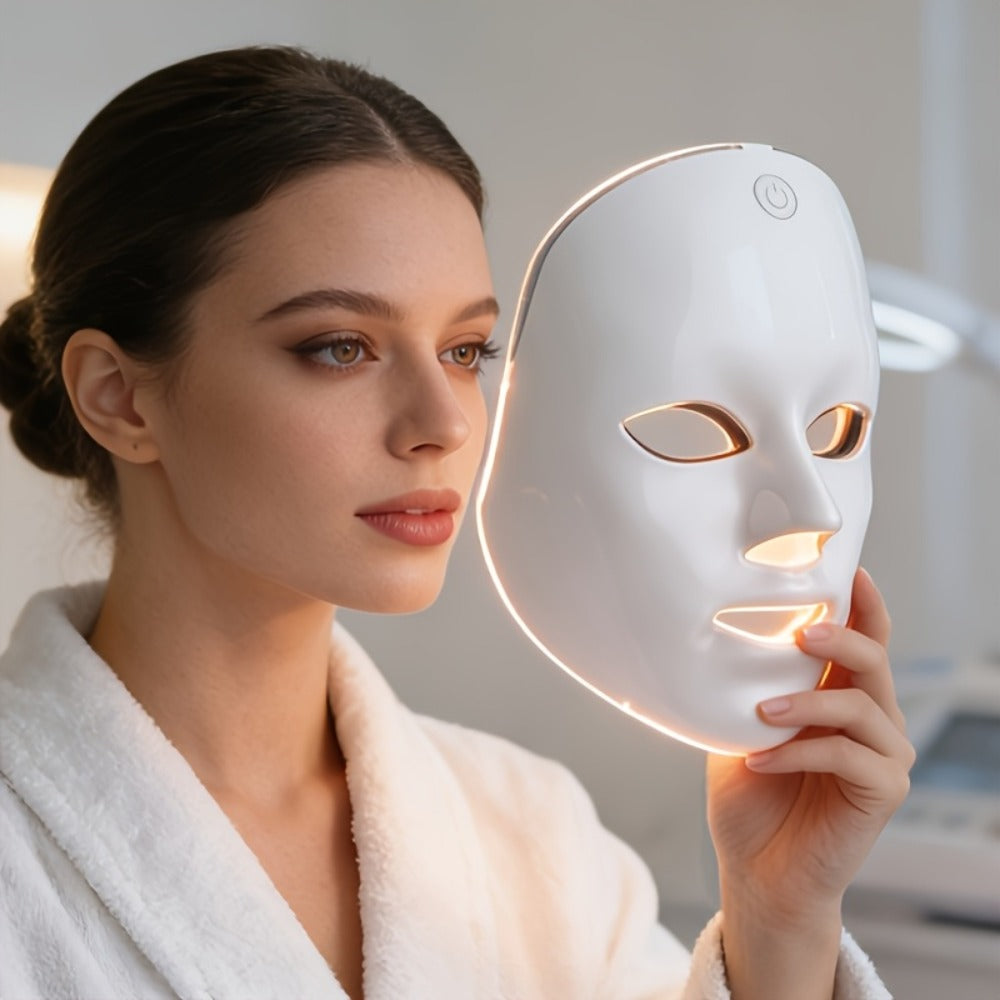 7-Color LED Facial Mask - Your All-in-one Skincare Solution. An Ideal Gift for Christmas And Romantic Valentine's Day, Perfect for Women, Girlfriends, Mothers And Colleagues.