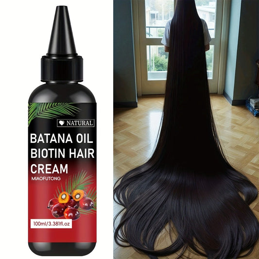 3.38oz Rosemary And Biotin Batana Hair Oil for Scalp And Hair Care, Contains Biotin, Strengthens Hair Ends, Prevents Breakage And Split Ends, Suitable for All Hair Types