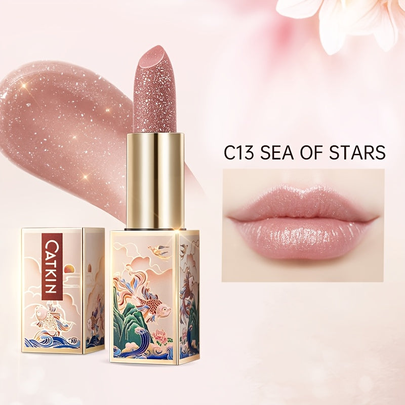 CATKIN Moonlight Lip Balm, Lip Balm with for Instant Shine Lip Care, Colour Changing Lip Balm-Valentine'S Day Gift