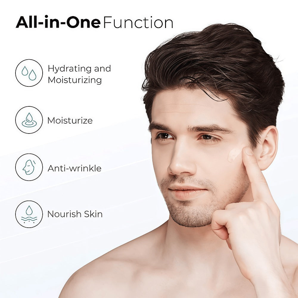 7-in-1 Face Cream-Tightens Facial Skin. Enriched with Collagen and Hyaluronic Acid, It Deeply Moisturizes and Lifts Sagging Skin, Restoring a Youthful Glow. Formulated with Hypoallergenic Ingredients for Easy Absorption.