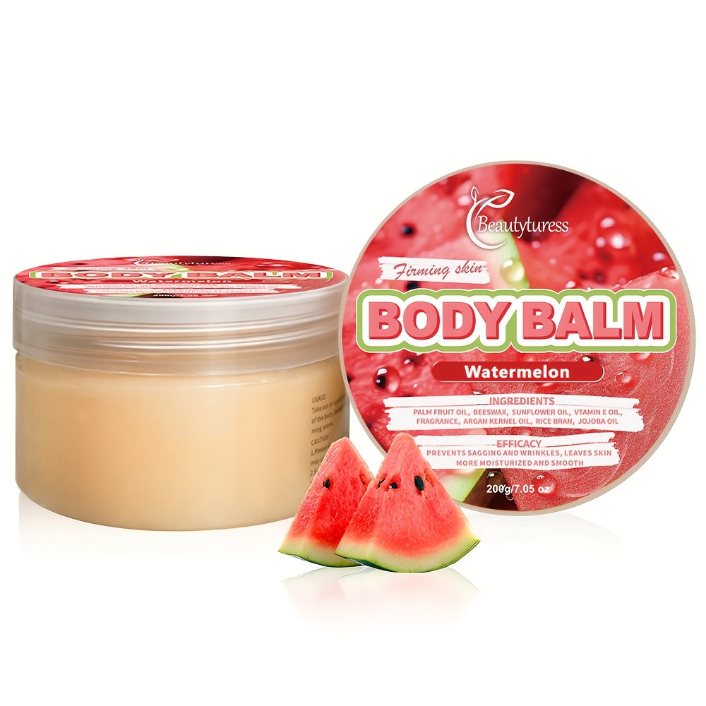 Beautyturess Strawberry Body Glaze 1pc - Moisturizing Body Butter with Shea Butter, Glycerin, Vitamin C - Hypoallergenic, All Skin Types - Long-Lasting Hydration, Body Cream for Dry Skin Care, Easter Bonus & Basket Gifts